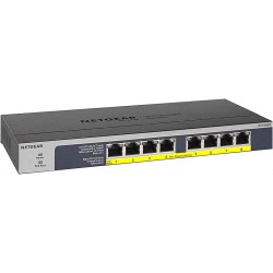 switch 8 ports netgear gs108pp gigabit poepoe plus 123w non-gere gs108pp prix maroc