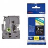 cassette à ruban brother tze-325 blanc/noir 9 mm x 8 m (tze325)