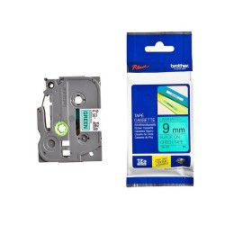 cassette à ruban brother tze-721 noir/vert 9 mm x 8 m tze721 prix maroc