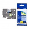 cassette à ruban brother tze-531 noir sur bleu 12 mm x 8 m tze531 tabtel-ma