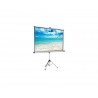 écran de projection 150 x 150 cm omega sur trépied (ts150150)