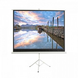 écran de projection 180 x 180 cm omega trépied ts180180 maroc