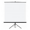 écran de projection 200 x 200 cm omega trépied (ts200200)