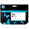 cartouche hp 728 magenta d'encre origine (f9j66a)