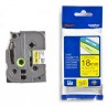 cassette à ruban brother tze-641 noir/jaune 18 mm x 8 m (tze641)