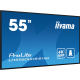 écran iiyama 55 d'affichage professionnel 4k uhd - prolite (lh5560uhs-b1ag)