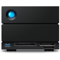 disque dur 20tb lacie 2big dock raid à deux baies professionnels (stlg20000400)