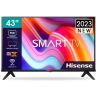 téléviseur hisense 43'' smart fhd + récepteur intégré his43a4k prix maroc