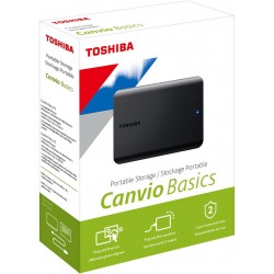 Disque dur 4To Toshiba Externe Canvio Basics 2.5" USB 3.2 Noir (HDTB540EK3CA)