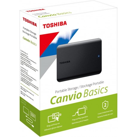 disque dur 4to toshiba externe canvio basics 2.5 usb 3.0 noir hdtb540ek3ca prix maroc