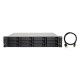QNAP TL-R1200S-RP Boîtier de disques de stockage Boîtier disque dur/SSD Noir, Gris 2.5/3.5" (TL-R1200S-RP)