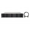 QNAP TL-R1200S-RP Boîtier de disques de stockage Boîtier disque dur/SSD Noir, Gris 2.5/3.5" (TL-R1200S-RP)