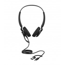 micro-casque jabra engage 40 ms - usb c/a noir 4099-413-269 prix maroc