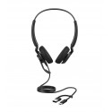 Micro-casque Jabra Engage 40 MS - USB C/A Noir (4099-413-269)