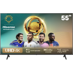 téléviseur hisense 55" smart uhd 4k 55a6n + récepteur intégré his55a6n prix maroc