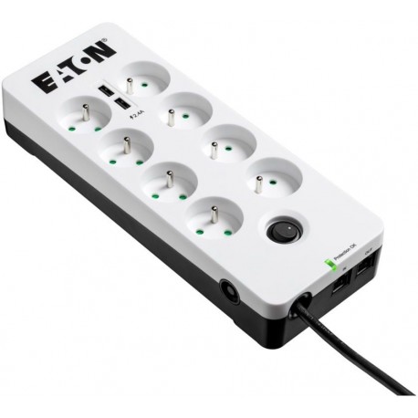 multiprise parasurtenseur eaton boîtier de protection pb8tuf 8 prises avec 2 portes de téléphone prix maroc