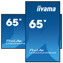 moniteur 65" iiyama professionnel pour affichage dynamique prolite lh6554uhs-b1ag prix maroc