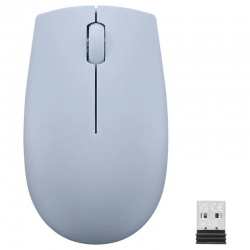 Souris Lenovo compacte sans fil 300 – Frost Blue, avec batterie (GY51L15679)