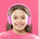 casque celly pour enfants avec stickers - rose - jack 3,5 mm kidsbeatpk prix maroc