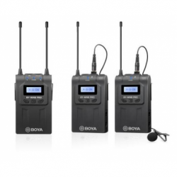 système de microphone sans fil uhf boya by-wm8 pro-k2 prix maroc