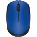 Souris sans fil Logitech M171 Bleu Noir (910-004640)
