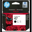 Cartouche HP 47 Noir d'encre origine (6ZD21AE)