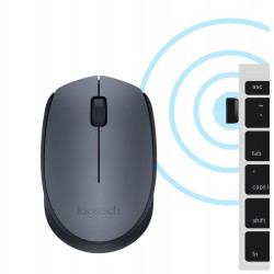 logitech m170 grey-k souris ambidextre rf sans fil optique 1000 dpi 910-004642 prix maroc