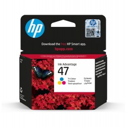 HP 47 Cartouche authentique, trois couleurs 47 Cartouche authentique, trois couleurs (6ZD61AE)