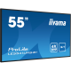 moniteur professionnel pour l'affichage dynamique 55" 4k uhd iiyama prolite (le5541uhs-b1)