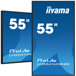 moniteur professionnel pour l affichage dynamique 247 55 4k uhd iiyama prolite lh5541uhs-b2
