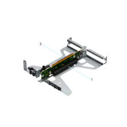 dell poweredge r360 riser card pcie 4.0 8/8 butterfly 330-bcvv prix maroc