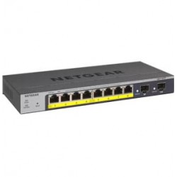 switch administrable netgear gigabit 8 ports poe+ avec 2 ports sfp 55w gs110tp prix maroc