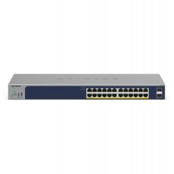 switch administrable netgear gigabit 24 ports poe+ avec 2 ports sfp 190 w gs724tp maroc