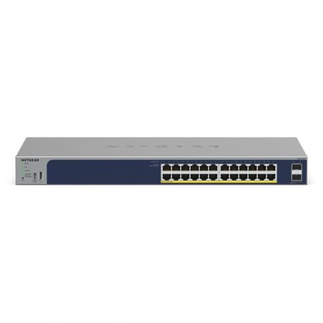 switch administrable netgear gigabit 24 ports poe+ avec 2 ports sfp 190 w gs724tp maroc