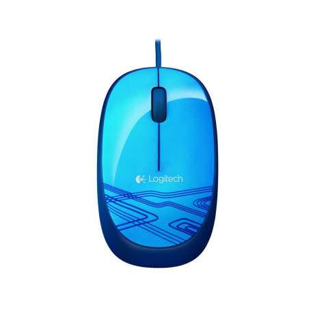 Logitech Corded Mouse M105 (Bleu)