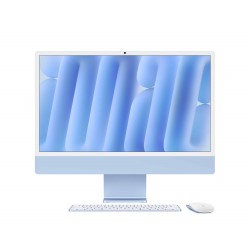 imac 24 bleu ecran retina 4.5k 16 go de memoire, 256 go de stockage mwv13 