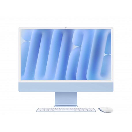 imac 24 bleu ecran retina 4.5k 16 go de memoire, 256 go de stockage mwv13 