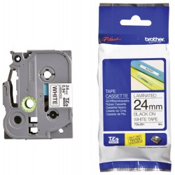 Brother TZe-251 Noir sur Blanc 24 mm TZE251 prix Maroc