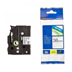 Cassette à ruban Brother TZe-161 Noir sur Transparent 36 mm x 8 m TZE161 prix maroc