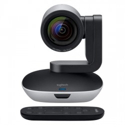 Logitech PTZ Pro 2 HD Caméra pour VisioConférence Full HD 1080p avec Télécommande 960-001186 PTZ Pro 2