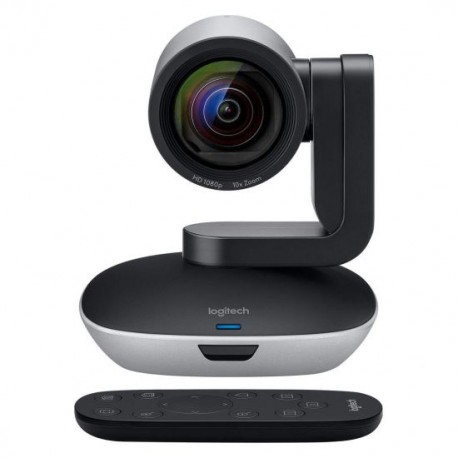 Logitech PTZ Pro 2 HD Caméra pour VisioConférence Full HD 1080p avec Télécommande 960-001186 PTZ Pro 2