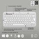 Clavier sans fil Logitech Pebble Keys 2 K380s - AZERTY Blanc 920-011804 prix Maroc