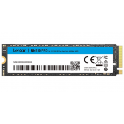Disque dur interne SSD LEXAR 1TB NM610 PRO M.2 2280 PCIe Gen3x4 NVMe (LNM610P001T-RNNNG) prix Maroc
