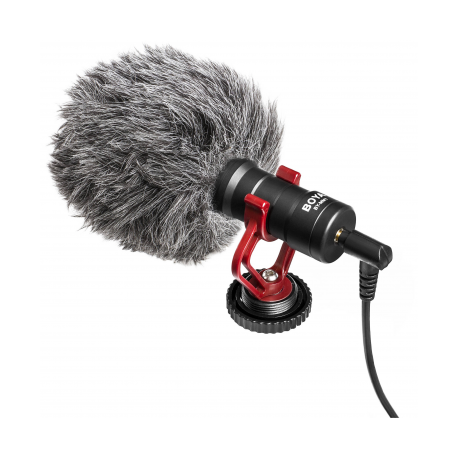 BOYA BY-MM1 Mini Microphone Electromètre Electrique pour Smartphone Tablette PC DSLR Caméra  BOYA BY-MM1 Mini Microphone Electromètre Electrique pour Smartphone Tablette PC DSLR Caméra