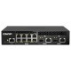 qnap qsw-m2108r-2c commutateur reseau gere l2 2.5g connexion Ethernet, port Poe noir 