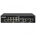 QNAP QSW-M2108R-2C commutateur réseau Géré L2 2.5G Ethernet Connexion Ethernet, port (PoE) Noir 