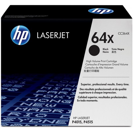 Toner HP 64X Noir - grande capacité HP LaserJet d'origine CC364X prix Maroc
