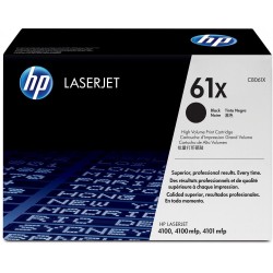 HP 61X Noir (C8061X) - Toner grande capacité HP LaserJet d'origine 61X prix Maroc