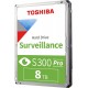 TOSHIBA S300 Pro 8TB pour surveillance MD10ADA800V prix Maroc