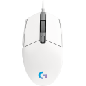 Souris gaming filaire Logitech G102 LIGHTSYNC - Blanc (910-005824)